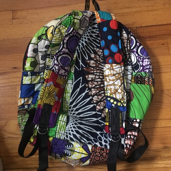 African print backpack - Picture 2 of 3